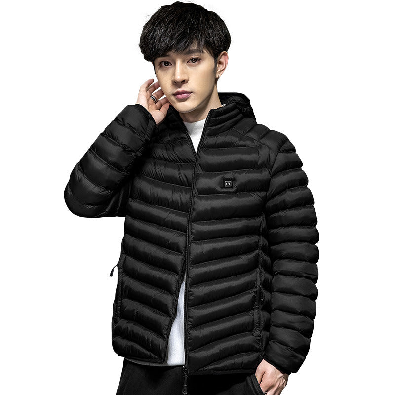 Men's Winter Coat with Fleece Lining for Enhanced Warmth and Comfort