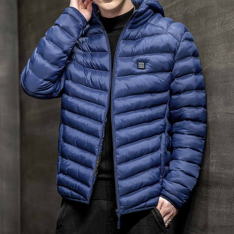 Men's Winter Coat with Fleece Lining for Enhanced Warmth and Comfort